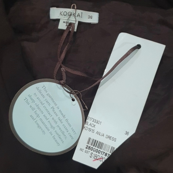 ♻️ 3 for $20 Bundle NEW KOOKAI Black Mini Dress Size 12 approx - Picture 6 of 9